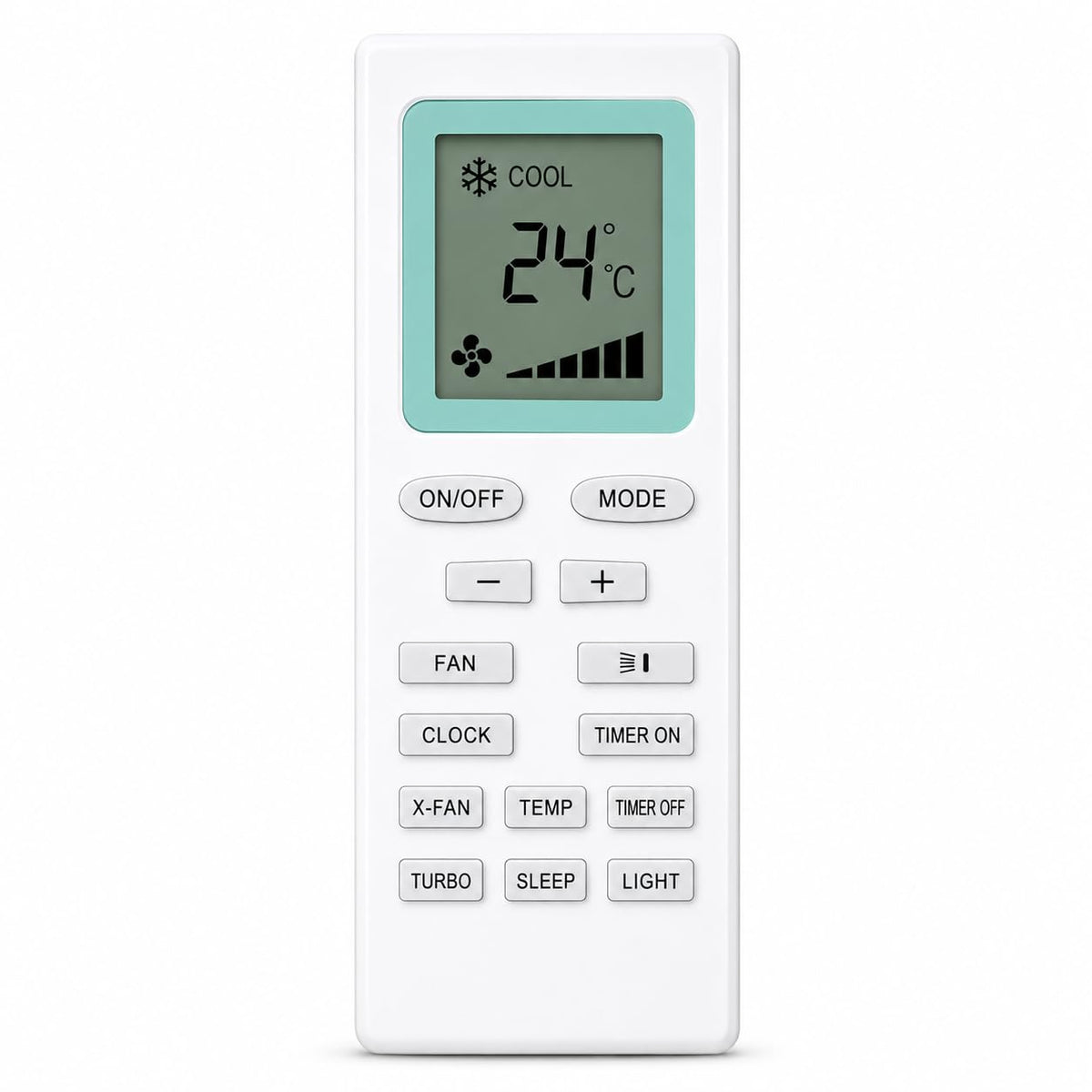 Krisons Original AC Remote Compatible with Voltas & Onida Split and Window Air Conditioner | Clock Timer Turbo Sleep.