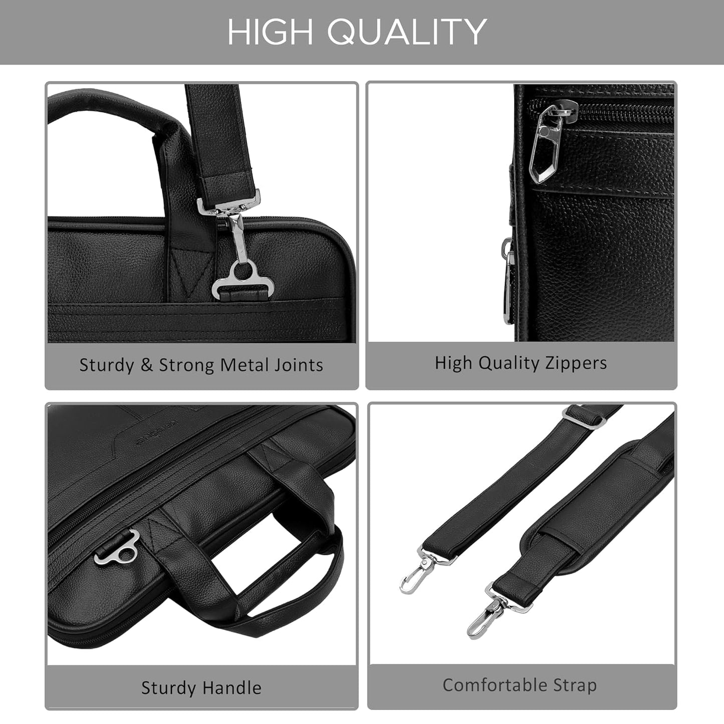 Krisons Starbaggy Laptop Messenger Bag with Adjustable Shoulder Strap, Padded Compartment & Storage Pockets, Water Resistence, Travel-Partner, Perfect for Laptop Upto 16" (Unisex)