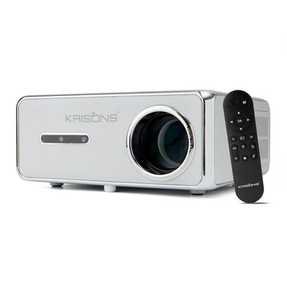KRISONS-RAZOR 001 Android 12(2GB+16GB),4K HDR10,Semi Closed Engine, 4K Projector,100 ANSI, Full Automatic (OA+AF+TILT), HDMI ARC, BT 5.2, Dual WiFi 6, 3D With free Fire Stick,20 Watts Sound Bar