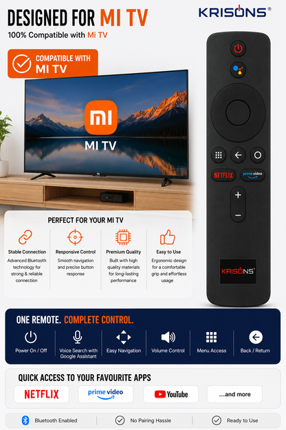 Krisons Mi TV Voice Remote Combo Offer