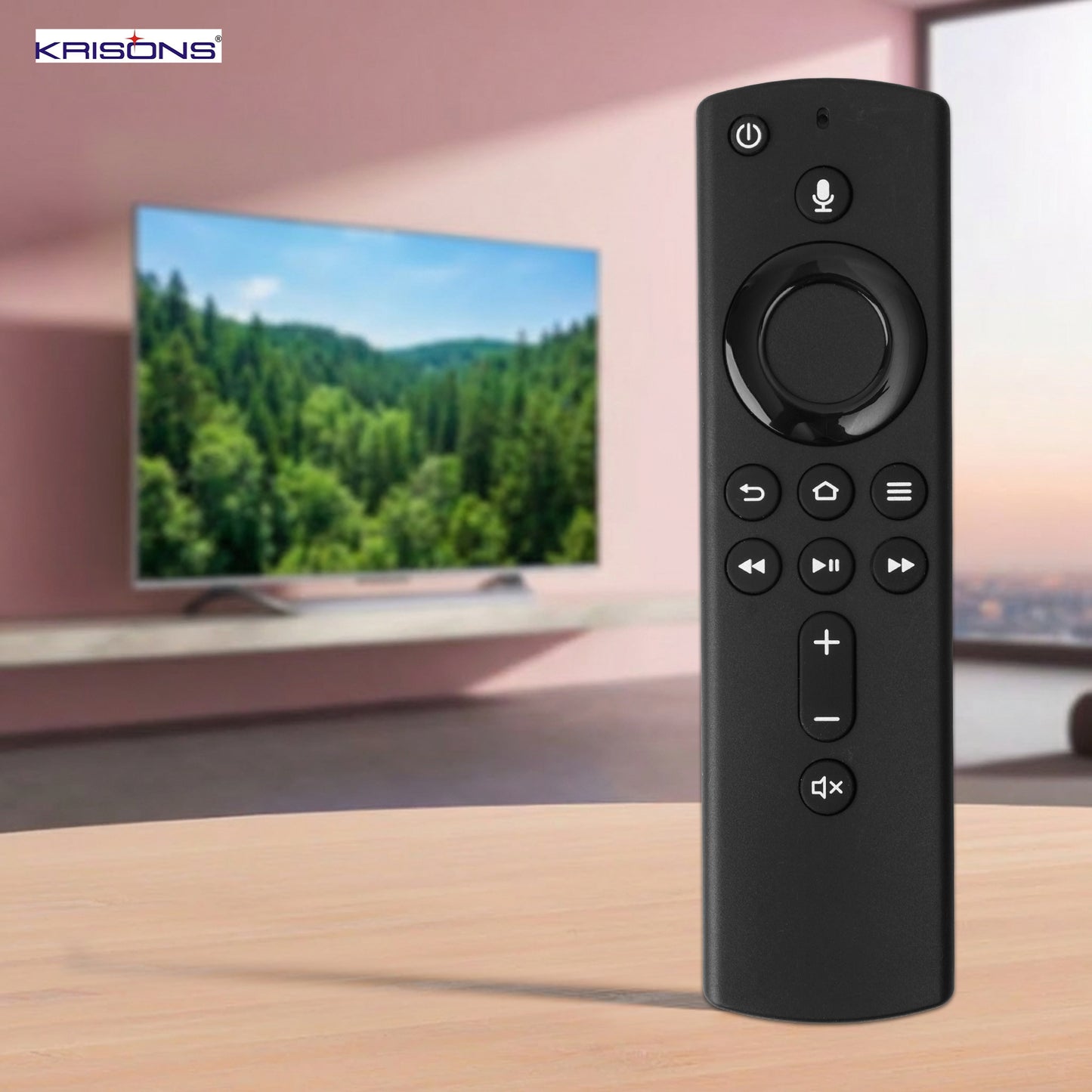 Krisons Original Replacement Voice Remote Control Compatible for FlRE TV Stick and for AMZ FlRE TV Stick (2nd Gen)
