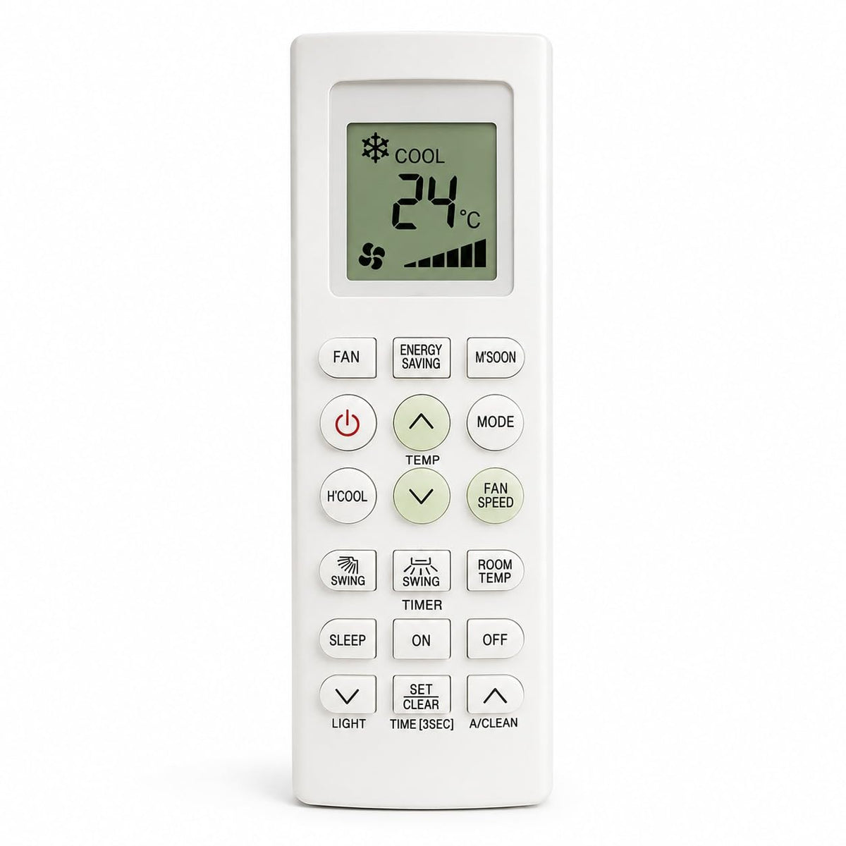 Krisons Original Universal Air Conditioner Remote Compatible for LG AC Remote Control for Window with1 1.5 2 Ton Remote Control