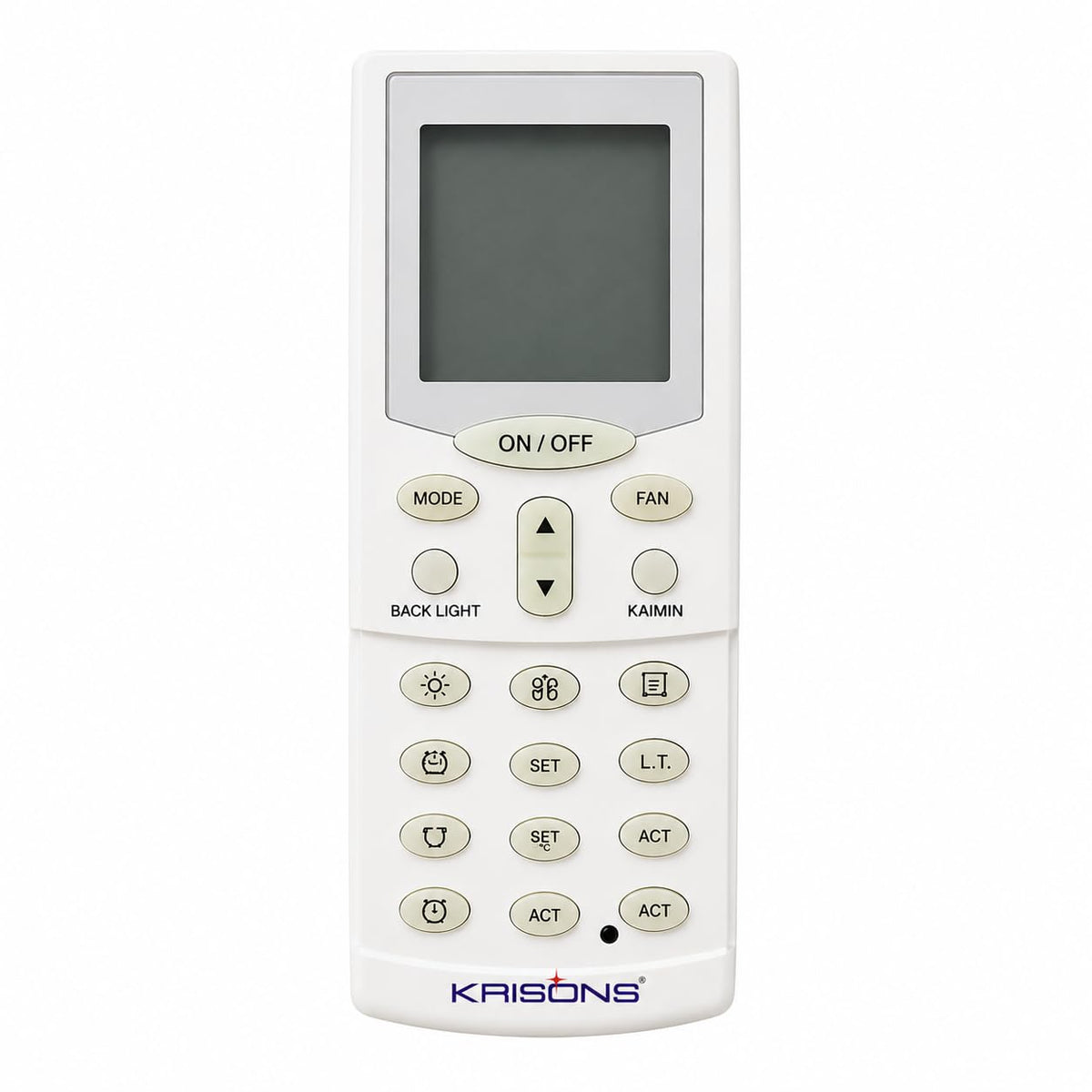 Krisons Compatible with Hitachi AC Remote Control Suitable for 1 | 1.5 | 2 Ton Split and Window Air Conditioner - Match Remote Keys Exactly with Your Existing Remote Control