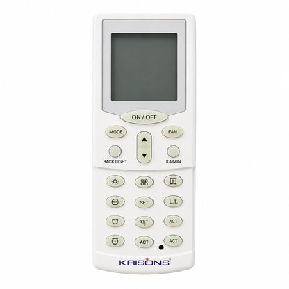 Krisons Compatible with Hitachi AC Remote Control Suitable for 1 | 1.5 | 2 Ton Split and Window Air Conditioner - Match Remote Keys Exactly with Your Existing Remote Control