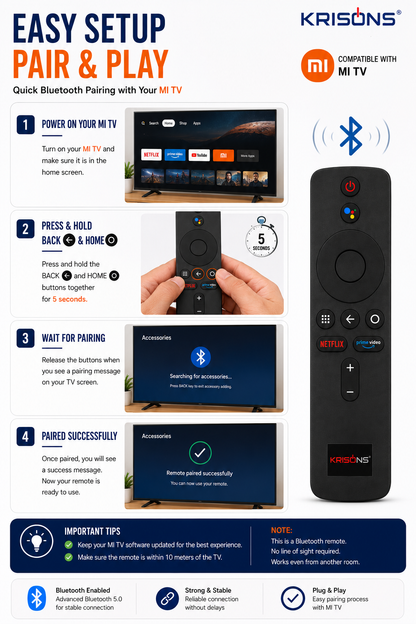 Krisons Mi TV Voice Remote Combo Offer