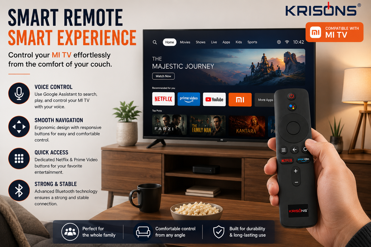 Krisons Mi TV Voice Remote Combo Offer