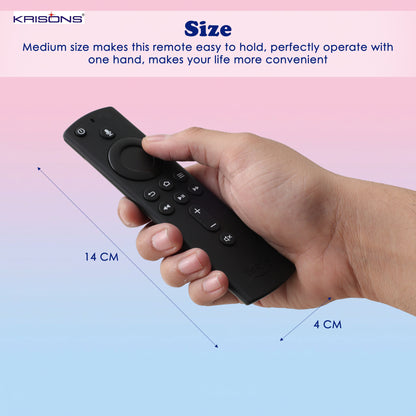 Krisons Original Replacement Voice Remote Control Compatible for FlRE TV Stick and for AMZ FlRE TV Stick (2nd Gen)