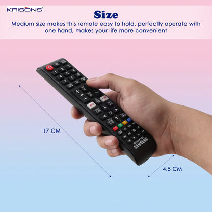Krisons Original Universal Remote Control Compatible for All Samsung TV Compatible All Samsung LCD LED HDTV 3D Smart TVs Models