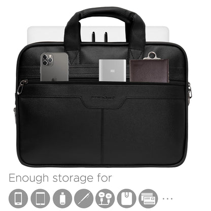 Krisons Starbaggy Laptop Messenger Bag with Adjustable Shoulder Strap, Padded Compartment & Storage Pockets, Water Resistence, Travel-Partner, Perfect for Laptop Upto 16" (Unisex)