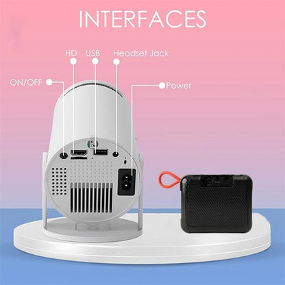 Krisons ZYTEL-003 Smart LED Projector 720p HD with Free 10W Bluetooth Speaker