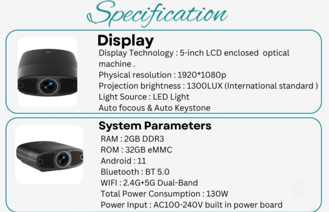 Krisons Q7 Smart Led Projector
